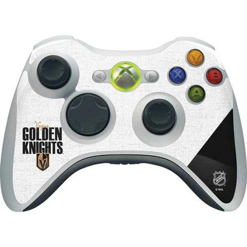 NHL Vegas Golden Knights Script Xbox 360 Wireless Controller Skin