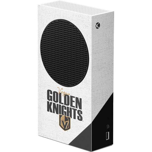 NHL Vegas Golden Knights Script Xbox Series S Console Skin
