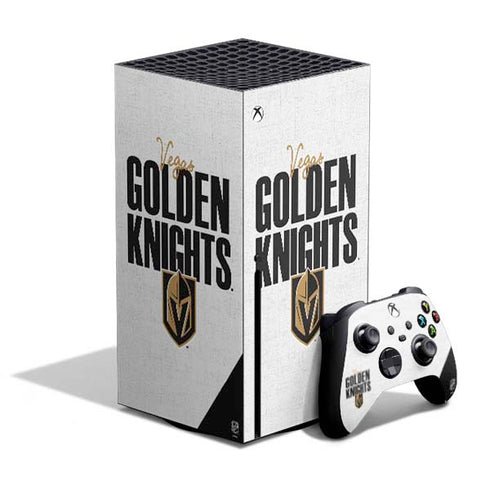 NHL Vegas Golden Knights Script Xbox Series X Bundle Skin