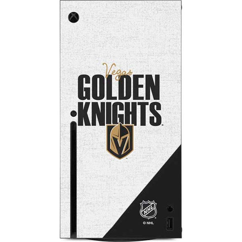 NHL Vegas Golden Knights Script Xbox Series X Console Skin
