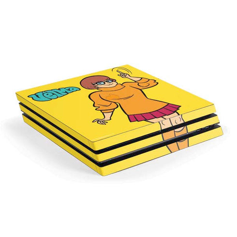 Scooby Doo Velma PS4 Pro Console Skin