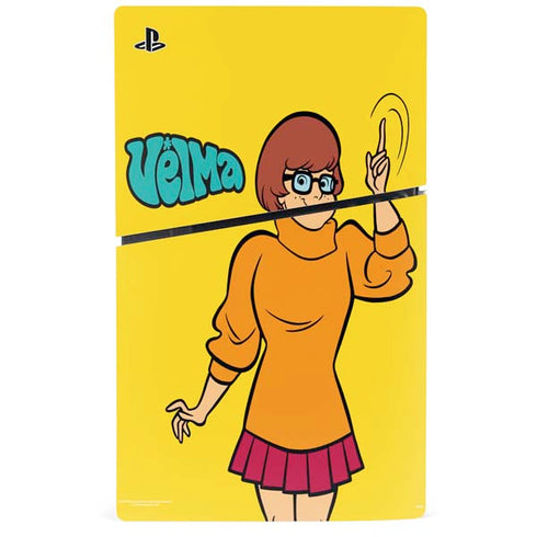 Scooby Doo Velma PS5 Slim Digital Edition Bundle Skin