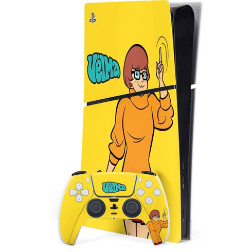 Scooby Doo Velma PS5 Slim Digital Edition Console Skin
