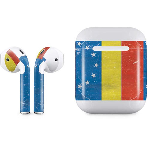 Venezuela Flag Distressed Apple AirPods Skin