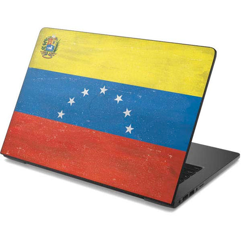 Venezuela Flag Distressed Dell Chromebook Skin