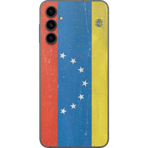Venezuela Flag Distressed Galaxy A14 5G Skin