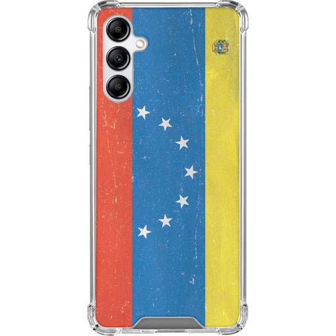 Venezuela Flag Distressed Galaxy A15 5G Clear Case
