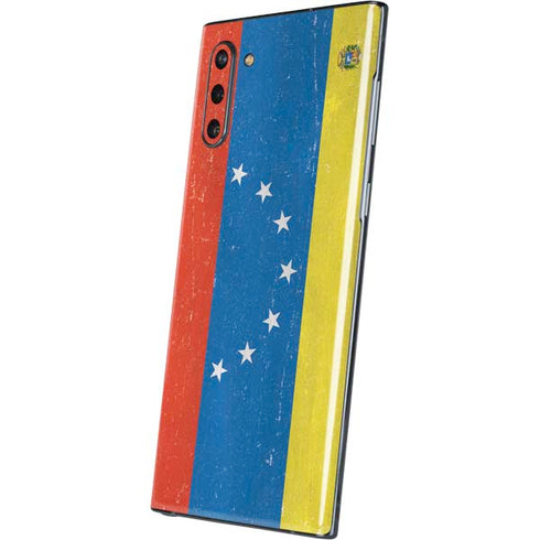 Venezuela Flag Distressed Galaxy Note 10 Skin