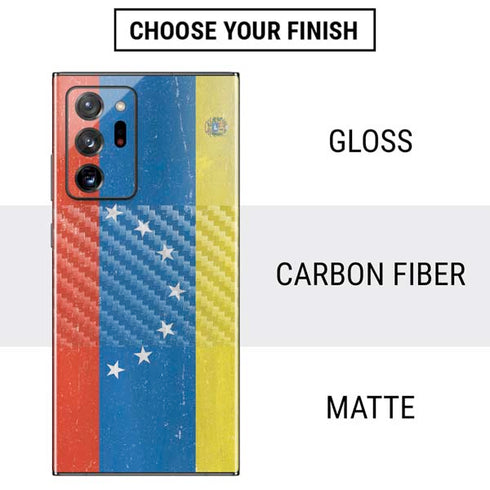 Venezuela Flag Distressed Galaxy Note20 Ultra 5G Skin