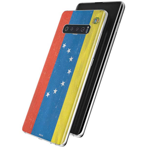 Venezuela Flag Distressed Galaxy S10 Plus Skin