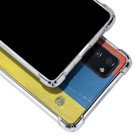 Venezuela Flag Distressed Galaxy S20 FE Clear Case