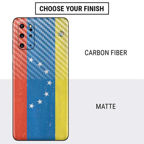 Venezuela Flag Distressed Galaxy S20 Plus Skin