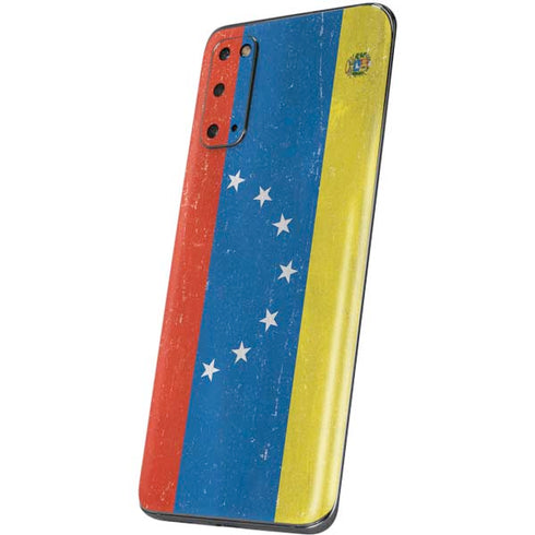 Venezuela Flag Distressed Galaxy S20 Skin
