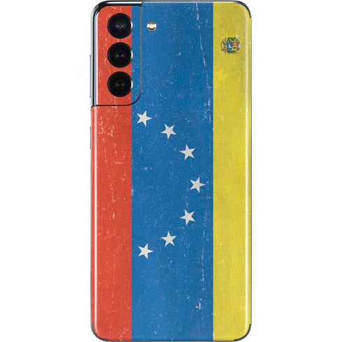 Venezuela Flag Distressed Galaxy S21 5G Skin