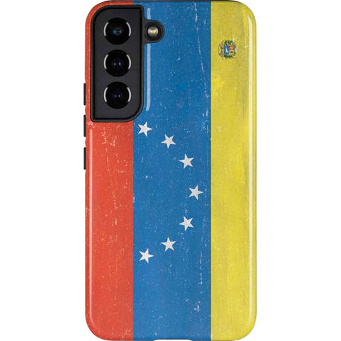 Venezuela Flag Distressed Galaxy S22 Pro Case