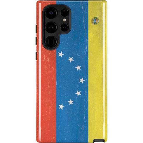 Venezuela Flag Distressed Galaxy S22 Ultra Pro Case