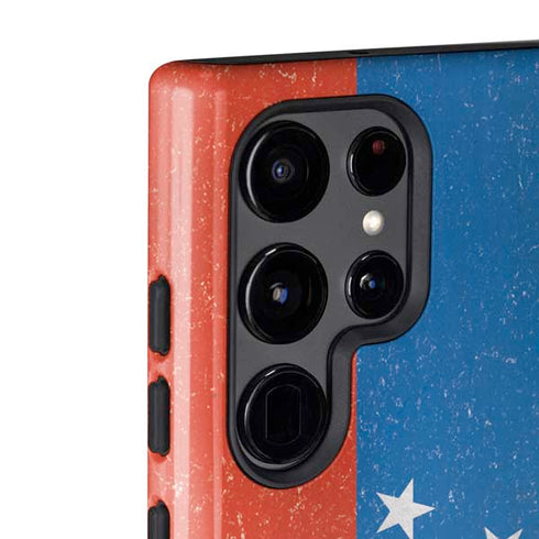 Venezuela Flag Distressed Galaxy S22 Ultra Pro Case