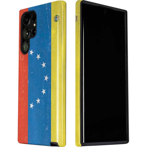 Venezuela Flag Distressed Galaxy S22 Ultra Pro Case