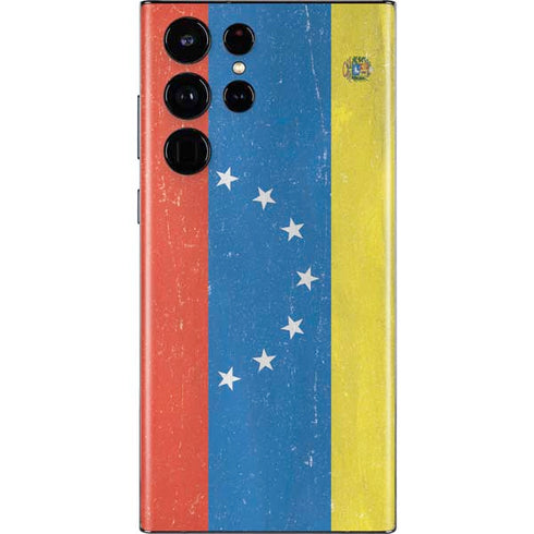 Venezuela Flag Distressed Galaxy S22 Ultra Skin