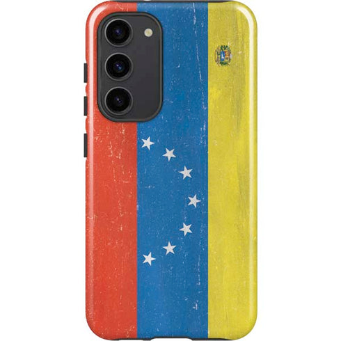 Venezuela Flag Distressed Galaxy S23 Plus Pro Case
