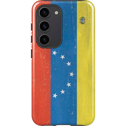 Venezuela Flag Distressed Galaxy S23 Pro Case
