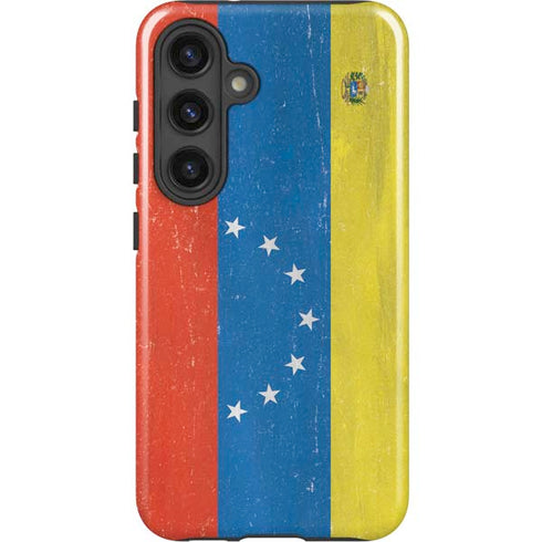 Venezuela Flag Distressed Galaxy S24 Plus Impact Case