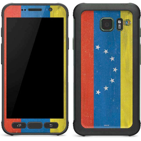 Venezuela Flag Distressed Galaxy S7 Active Skin
