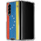 Venezuela Flag Distressed Galaxy Z Fold4 5G Clear Case