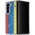 Venezuela Flag Distressed Galaxy Z Fold5 5G Clear Case