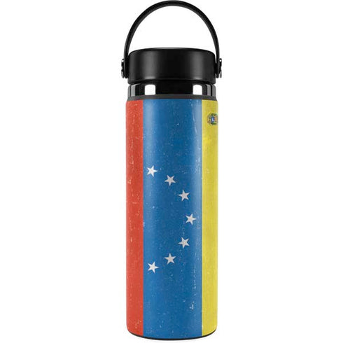Venezuela Flag Distressed Hydro Flask 20oz Wide Mouth Skin