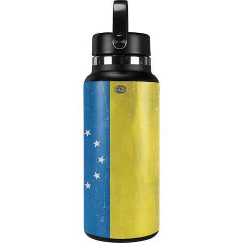 Venezuela Flag Distressed Hydro Flask 32oz Wide Mouth Skin