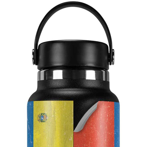 Venezuela Flag Distressed Hydro Flask 32oz Wide Mouth Skin