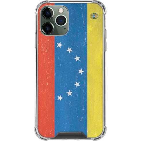 Venezuela Flag Distressed iPhone 11 Pro Max Clear Case