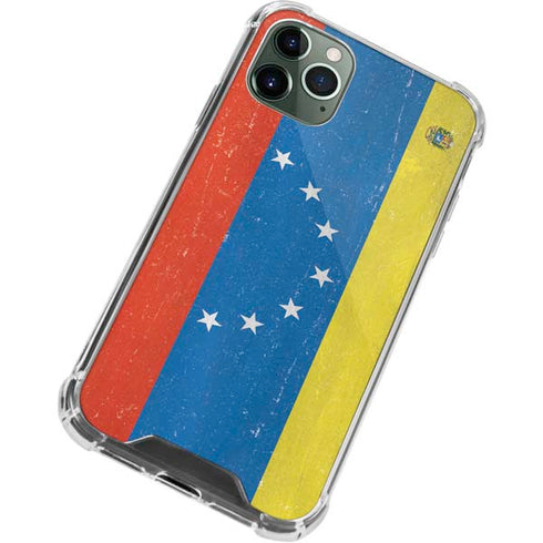 Venezuela Flag Distressed iPhone 11 Pro Max Clear Case