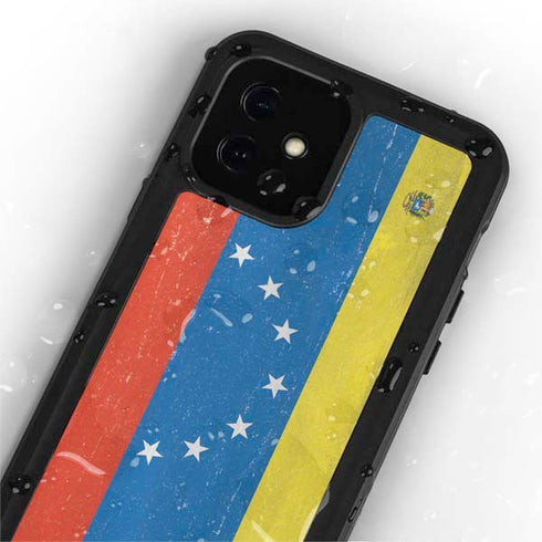 Venezuela Flag Distressed iPhone 12 Mini Waterproof Case