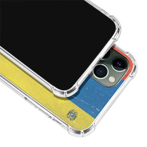 Venezuela Flag Distressed iPhone 12 Pro Clear Case