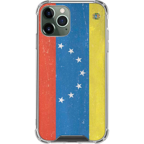 Venezuela Flag Distressed iPhone 12 Pro Max Clear Case