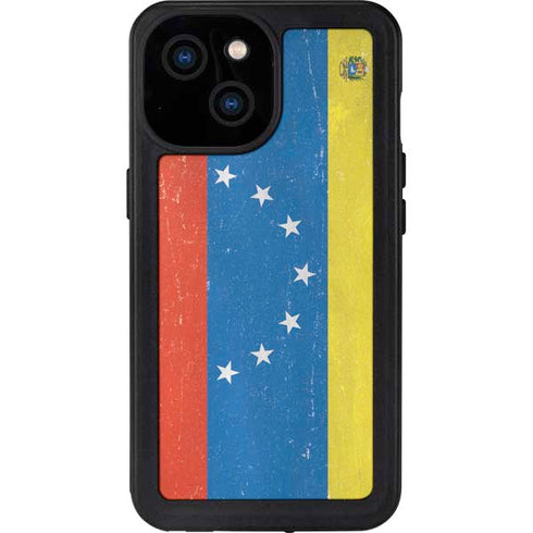 Venezuela Flag Distressed iPhone 13 Mini Waterproof Case