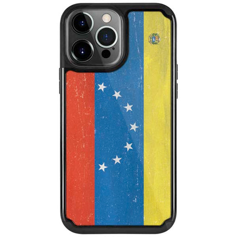 Venezuela Flag Distressed iPhone 13 Pro Cargo Case
