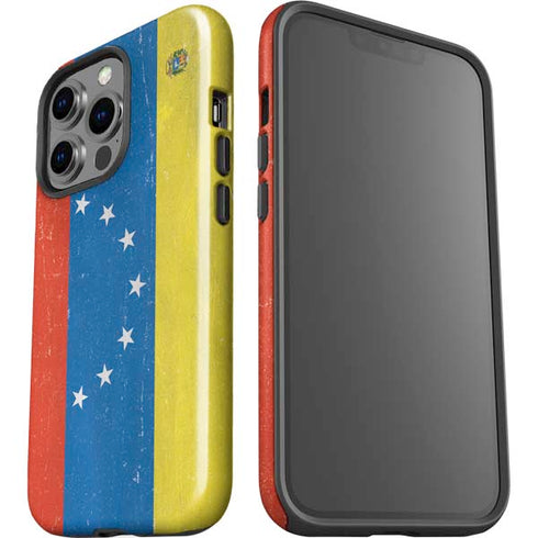 Venezuela Flag Distressed iPhone 13 Pro Impact Case