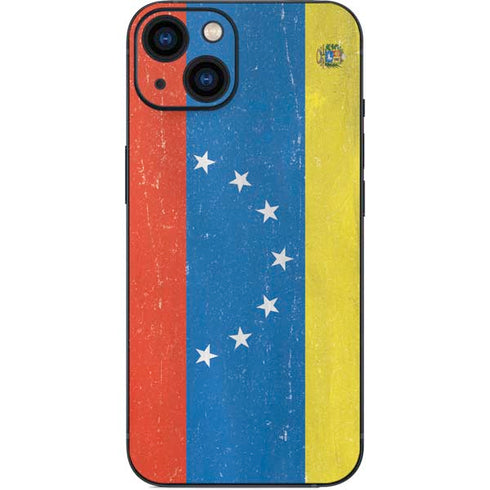 Venezuela Flag Distressed iPhone 14 Plus Skin