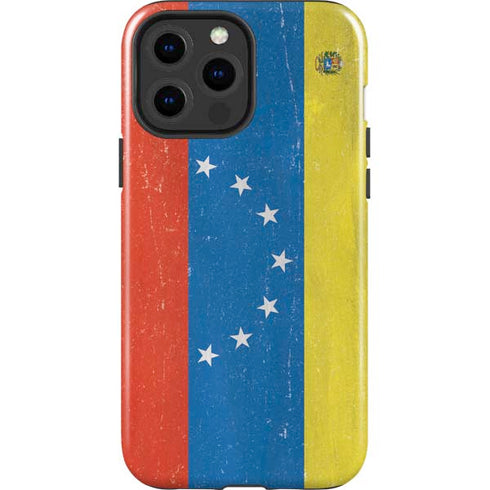 Venezuela Flag Distressed iPhone 14 Pro Max Impact Case