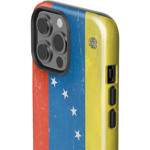 Venezuela Flag Distressed iPhone 15 Pro Max Impact Case