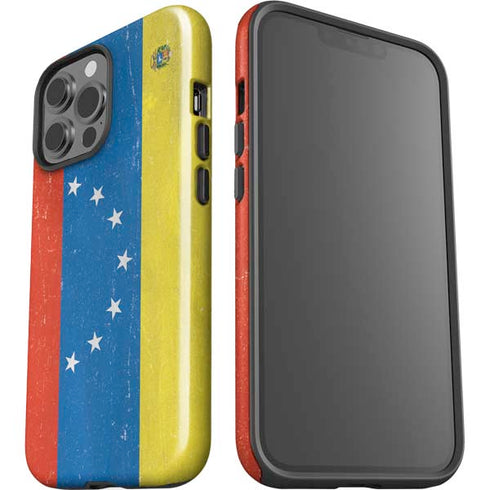 Venezuela Flag Distressed iPhone 15 Pro Max Impact Case