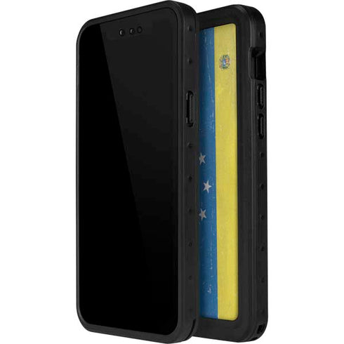 Venezuela Flag Distressed iPhone 14 Pro Waterproof Case