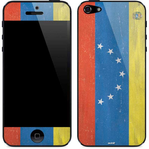 Venezuela Flag Distressed iPhone 5/5s/5SE Skin
