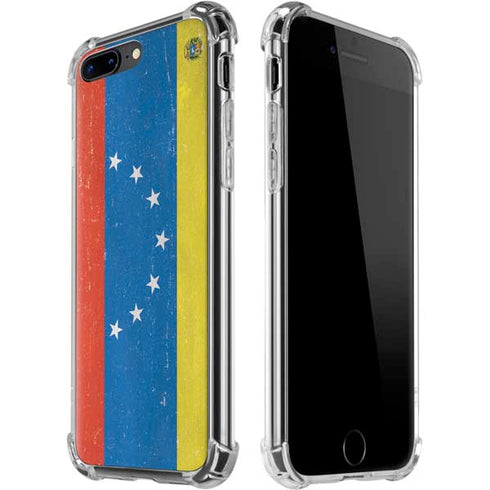 Venezuela Flag Distressed iPhone 7/8 Plus Clear Case