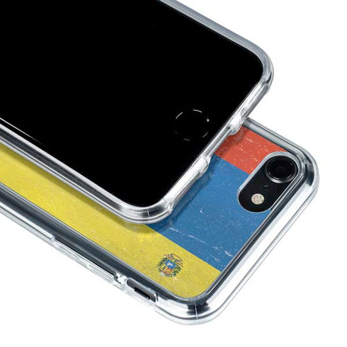 Venezuela Flag Distressed iPhone SE (2nd & 3rd Gen) Clear Case