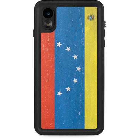Venezuela Flag Distressed iPhone XR Waterproof Case