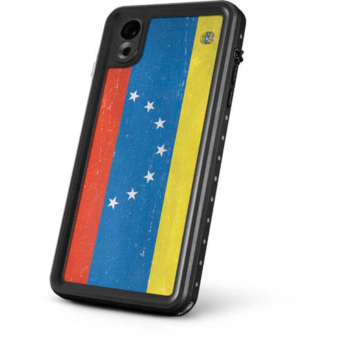 Venezuela Flag Distressed iPhone XR Waterproof Case